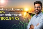 Solar Stock Got 802 Cr Order Jump 16 Percent
