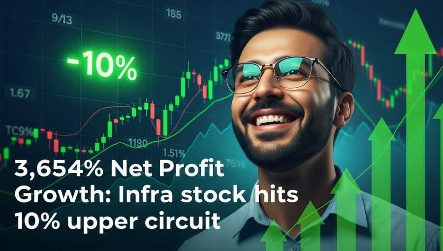 Net Profit Growth Infra Stock Jump 10 Percente